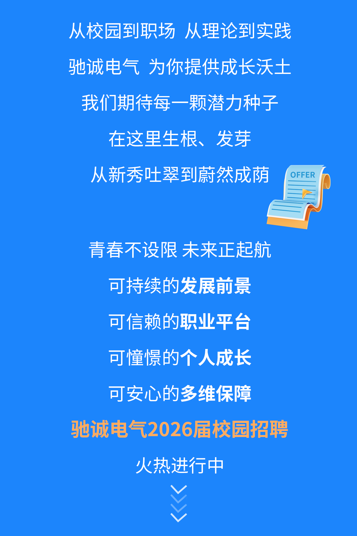 “馳”騁青春 “誠(chéng)”就未來|馳誠(chéng)電氣2026屆校園招聘火熱進(jìn)行中